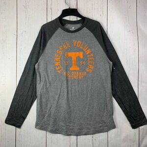 Tennessee Volunteers Large Fanatics Long Sleeve Shirt Pullover Gray New Men‎